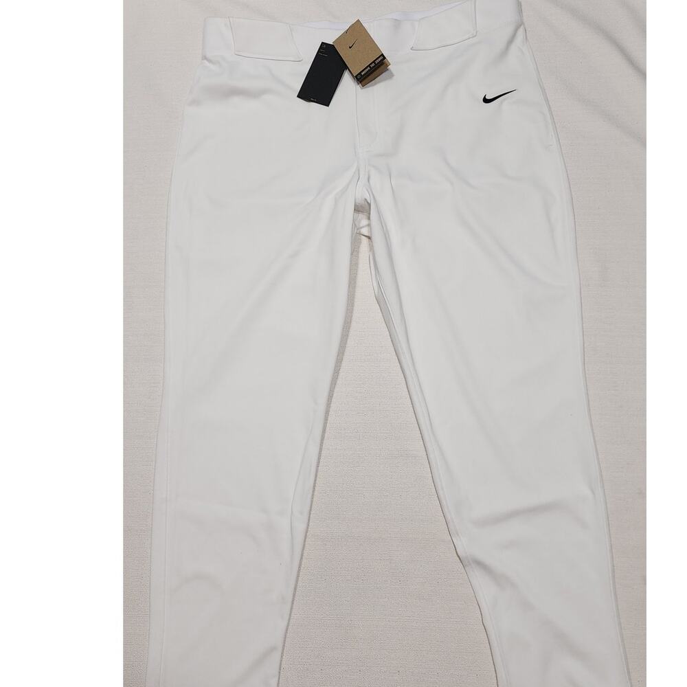 Nike team Baseball solid white pants size XXL L43'' x W38''